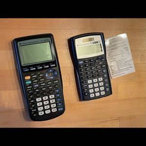 Texas Instruments Bundle: TI-83 Plus (Batteries Not Included)and TI-30x.